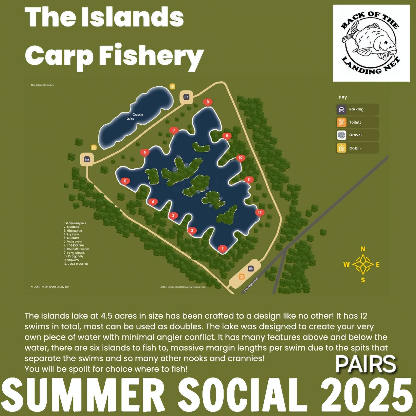 Summer Pairs Social - The Islands Fishery July 2025